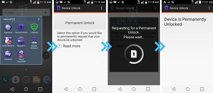 this mobile device is not eligible for unlock metro pcs