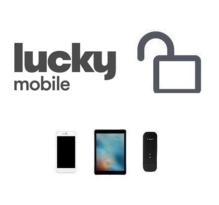 Unlock Lucky Mobile Devices.