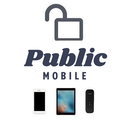 Unlock Public Mobile devices.