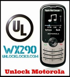 unlock MOTOROLA WX290
