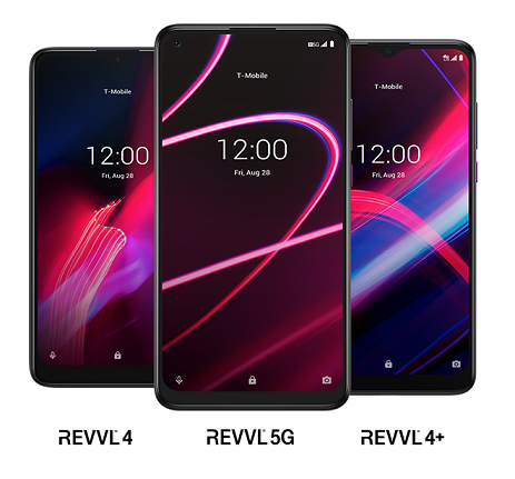 T-MOBILE Revvl 4, revv 5G and the Revvl 4+